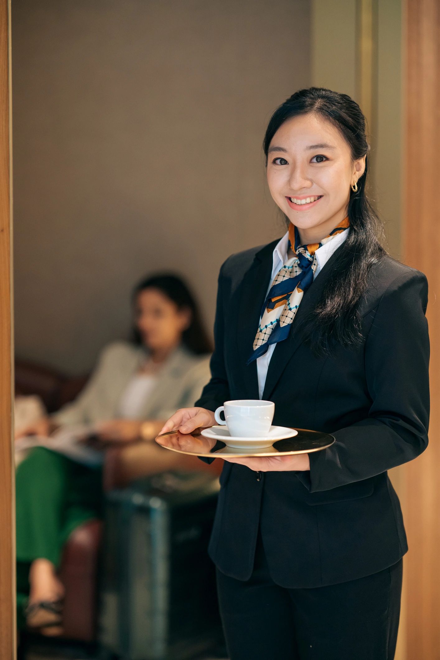 Front office hospitality team member